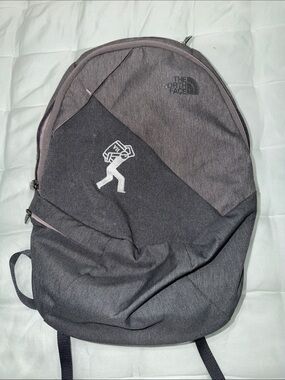 The North Face Two-Tone Gray Everyday Backpack - small for hiking